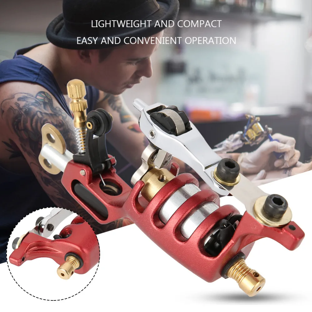 Professional Alloy Electric Tattoo Motor Machine for Shader Liner Compact High Frequency Grip Body Art | Красота и здоровье