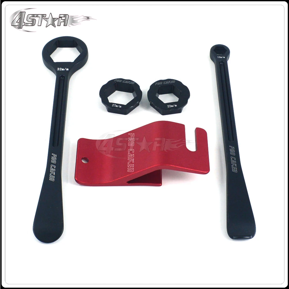 10MM 12MM 22MM 27MM 32MM Aluminum Tyre Iron Set Changing Tool Kit Tire Lever Wrench Spanner Head Bead Holder For Japanese Bike