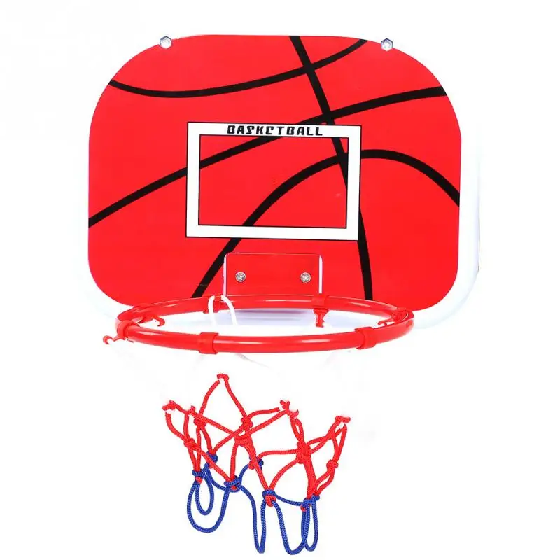 Basketball Toy Set Indoor Basketball Stand Rim Backboard Ball Net Kit