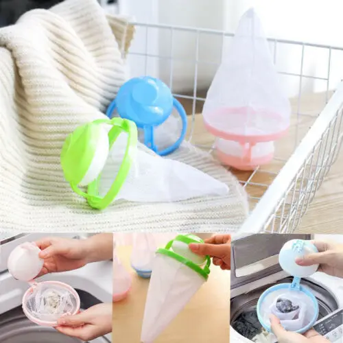 

Washing Machine Laundry Filter Bag Useful Float Lint Hair Catcher Mesh Pouch