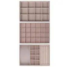 Флисовая шкатулка для ювелирных изделий, подставка для украшений, держатель для сережек, кольцо, ожерелье, подставка, органайзер, чехол для хранения