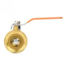 Шаровой клапан DN32 шаровой клапан с резьбой 1-1/4BSP латунный трубчатый клапан 1.6MPa для воды нефти газа запорный клапан kugelhahn