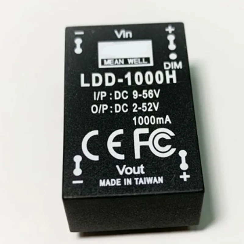 

2pcs Meanwell Ldd-1000h Led Driver 1000mA Ldd-1000H DC9-56V High Quality And Brand New Accessories Parts Tools