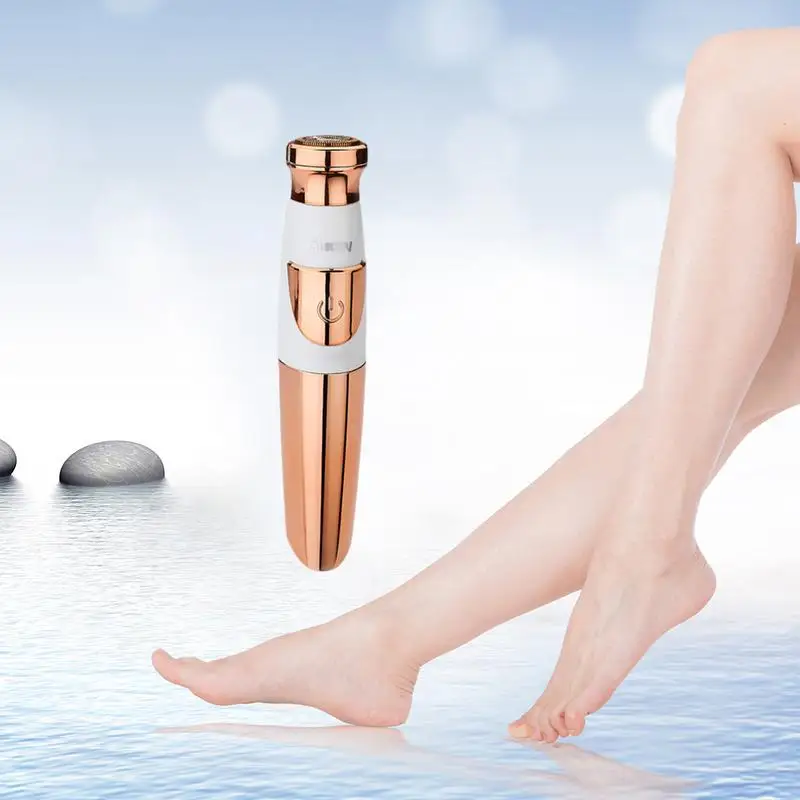 

Portable Electric Epilator Laser Electric Lipstick Eyebrow Repairer Female Hair Removal Painless Women Hair Trimming Shaver