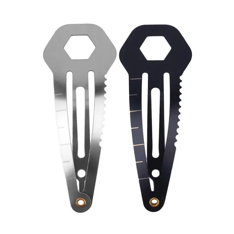 Beste Anti stamper Multi Functionele Haar Pin Bobbypin Outdoor Camping zelfverdediging Urgentie Haar Clip Survival Tool