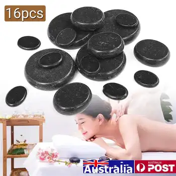 

16Pcs Manual SPA Massager Hot Stone Warmer Salon Spa Beauty Body Relaxing Energy Stones