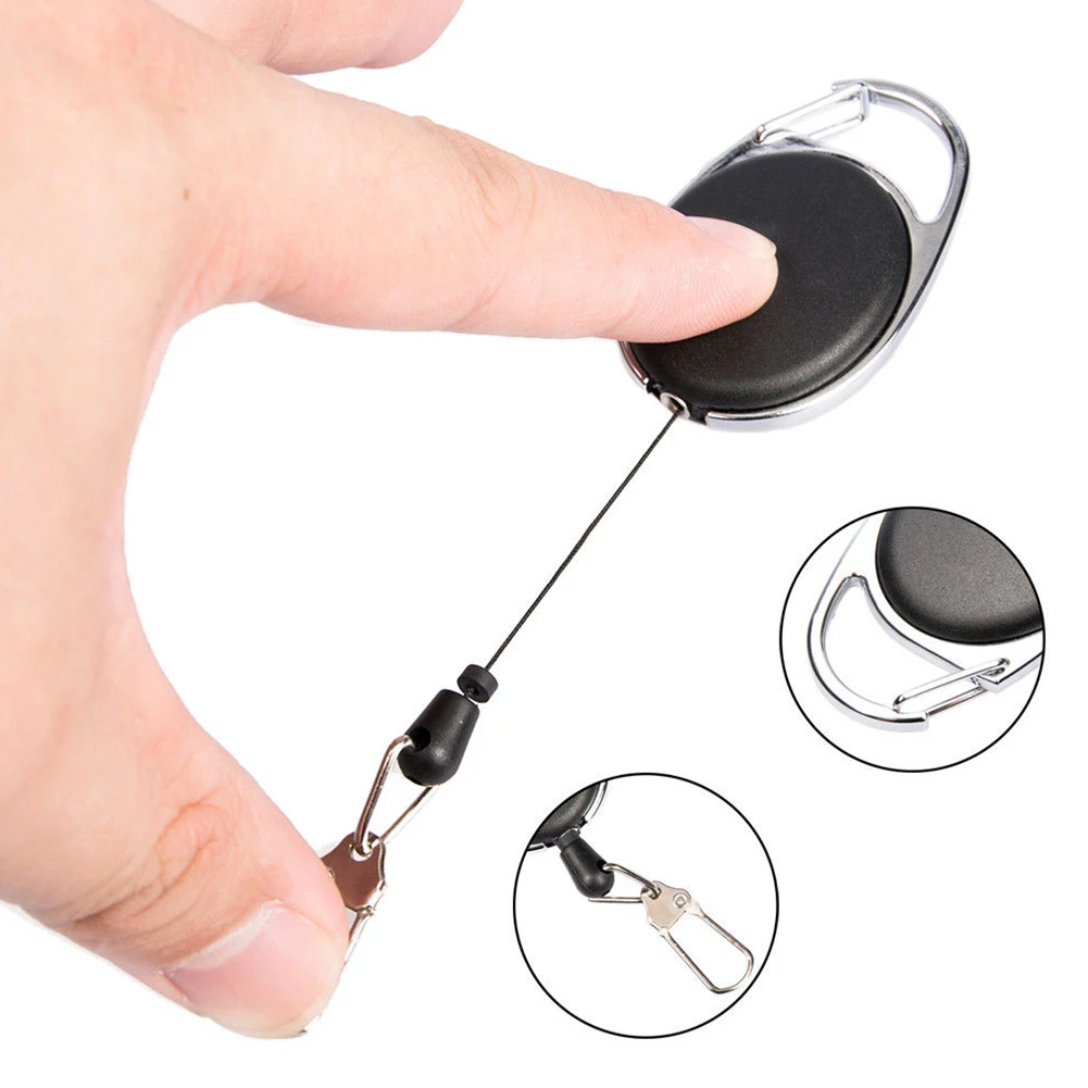 

Outdoor Telescopic Spring Type Tackle Quick Tie Nipper Zinger Retractor Clipper Knot Tool Sharpener Hook Fishing Line
