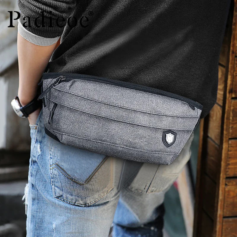 

Padieoe waist bag men belt bags pouch mens fanny pack fashion luxury waterproof luxurious