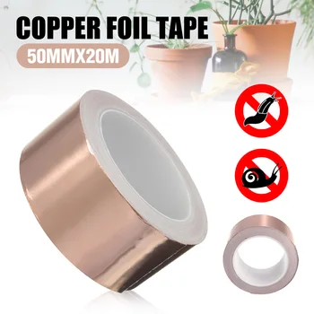 

Copper Foil Tape EMI Shielding for Fender Guitar/Slug and Snail Barrier 50mmx20m EMI Shielding for Electronic Components