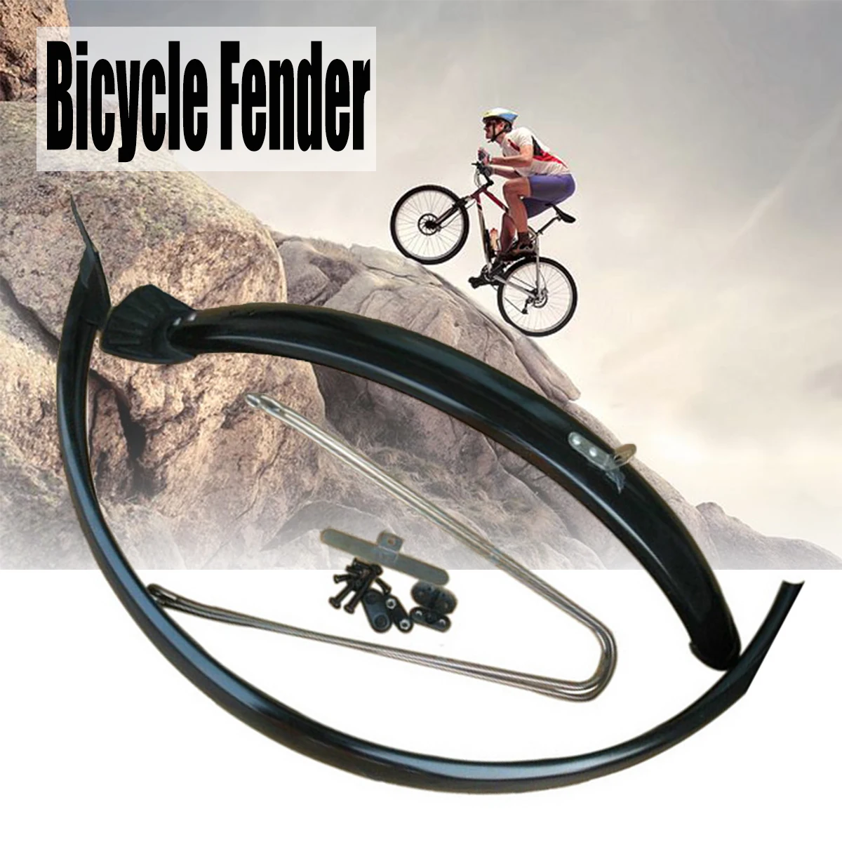 

20'' Cycling Bicycle Fender set Bike Mudguards For Bike Mud Guards Set Mudguard Front & Rear Wheels Road Mountain Anti-Dirty
