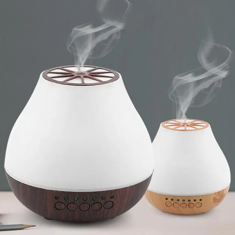 

Wood Grain Aroma Air Humidifier Electric Mini Bluetooth Humidifier Mist Maker Oil Aromatherapy Diffuser Skin Care for Home