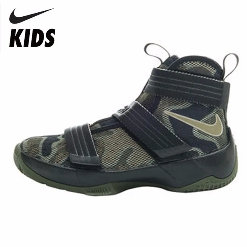 

Nike LEBRON SOLDIER 10 (PS) Autumn New Arrival Basketball Shoes Children Sneakers Kids Running Shoes #845122