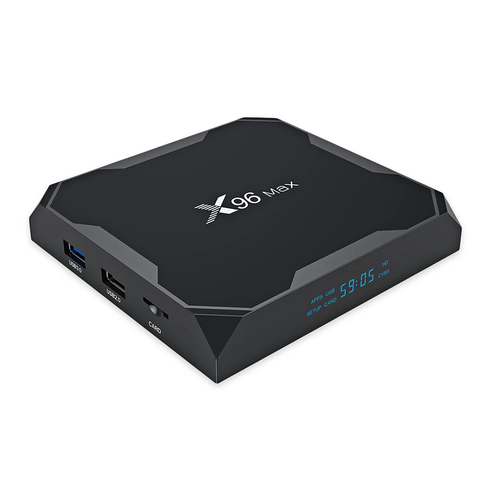 X96 MAX S905XII 4 K HD TV Box Android 8 1 Смарт медиаплеер телеприставка 2 ГБ/3 ГБ/4 Гб ram 16 Гб/32 ГБ/64 ГБ