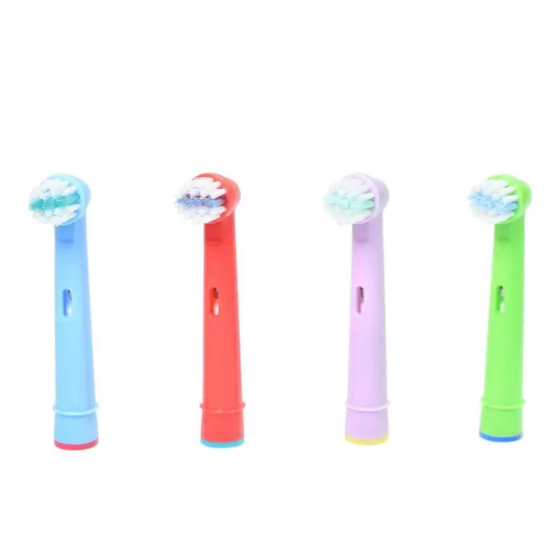 4pcs Kids Children Tooth Brush Replacement Toothbrush Heads for Braun Oral B Electric Soft-bristled Training Tooth brushes 4pcs Kids Children Tooth Brush Replacement Toothbrush Heads for Braun Oral B Electric Soft-bristled Training Tooth brushes