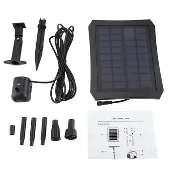 

LED Color Change Suspension Pond Solar Submersible Water Pump Fountain Irrigation System