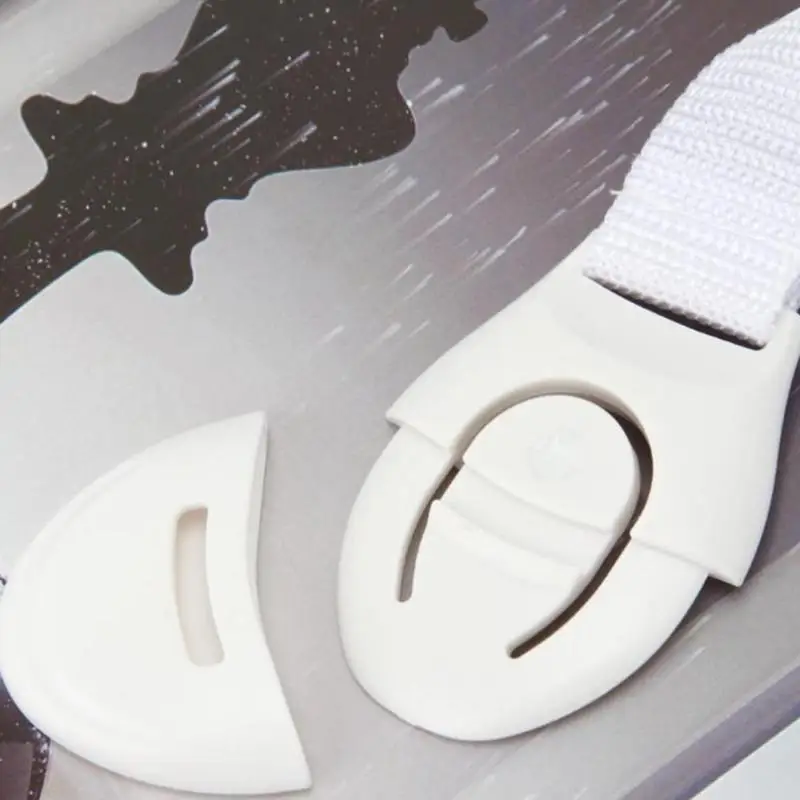 10pcs/lot Baby Kids Cabinet Safety Locks Lengthen Drawer Door Cupboard Strap Safety Locks Plastic Children Protection Care Locks
