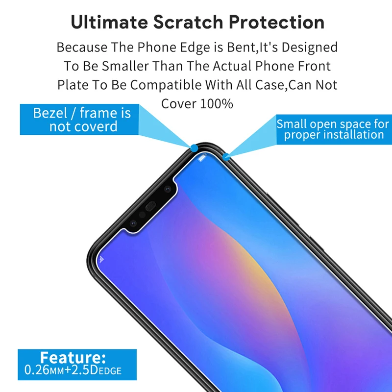 Закаленное защитное стекло для huawei mate 10 20 lite pro nova 2i 3i 2 i p smart plus 9 8 7 p20 P20 Lite защита