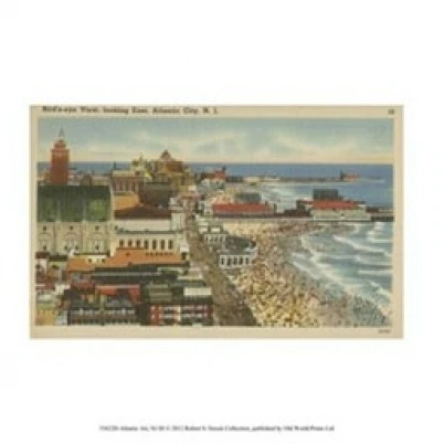 Печать плакатов Atlantic City NJ-III (13x10) | Дом и сад