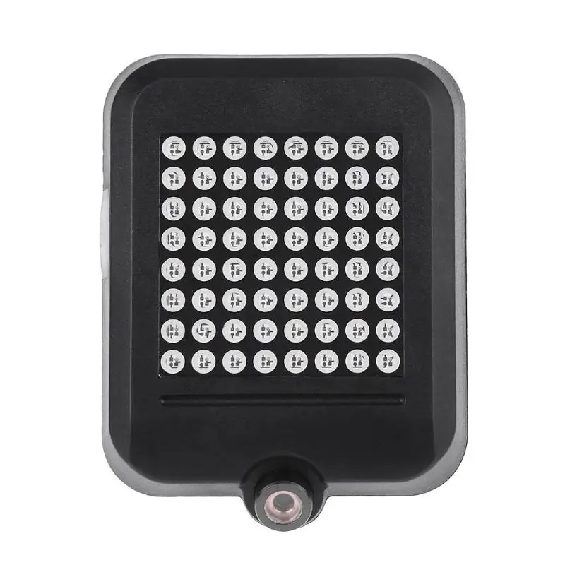 Discount 64LED Bicycle Light Automatic Dirction Indicator Taillight USB Charging Mountain Bike Tail Rear Safety Warning Light Waterproof 1