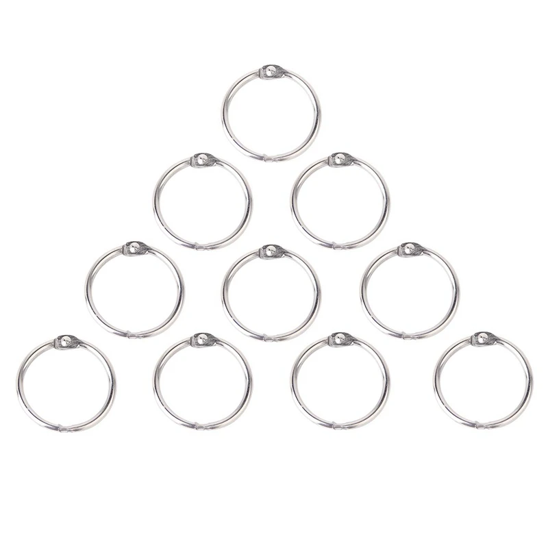 

10 x Clamp Rings for Scrapbooks Albums - 15mm