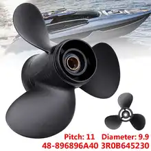 3R0B645230/48-896896A40 алюминиевый сплав 9,9x11 морской подвесной Пропеллер для Mercury Tohatsu-Nissan 25-30HP Запчасти для лодок