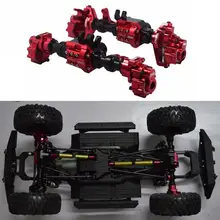 Front Rear Portal Axles Housing For Traxxas TRX-4 CNC Aluminum Alloy RC Crawler Car Anodized Surface Anti Slight Scratch Red