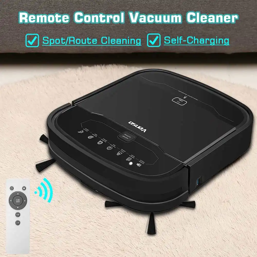 

2019 New Smart Robot Vacuum Cleaner Smart Planned Route Remote Control Automatic Sweep And Mop Cleaner Self-Charge Mop Suction