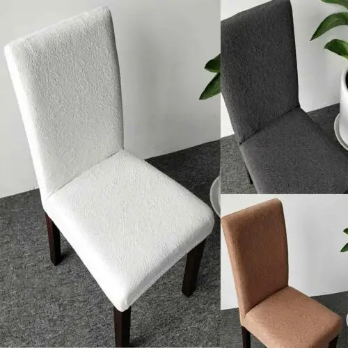 

Pure color spandex stretch seat cover for wedding and living room decoration
