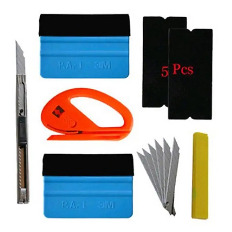 

Car Wrap Tools Set Double Edged Razor Blades Car Wrap Vinyl And Window Tint Tool Automobile Scraper Suit