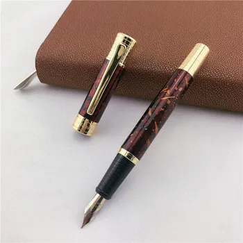 

DIKAWEN metal fountain pen High quality elegant stainless steel ink pens Office Supplies Student Writing Gift 019