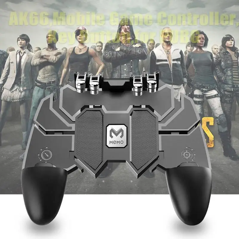 Mobile Gamepad Pubg Controller Six Finger All-in-One Trigger L1r1 Fire Buttons for iPhone Android IOS for PUBG
