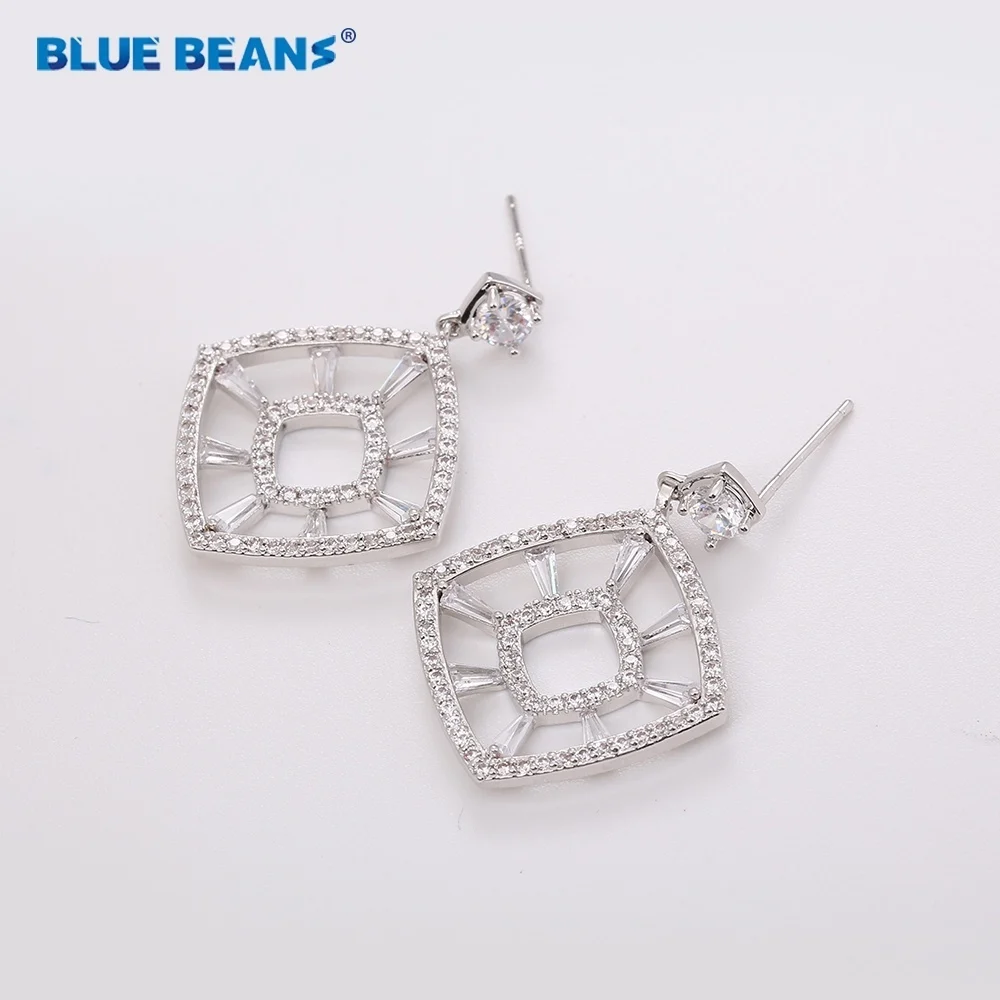 

Jewelry earring sterling silver needle Statement Geometric fashion jewelry gifts for women vintage party pearl hight Quality