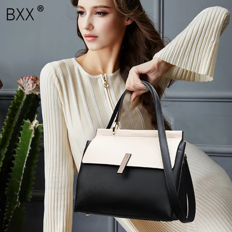 

[BXX] 2019 Fashion Women Bag PU Leather Handbags Large Capacity Crossbody Shoulder Bags Women's All-amtch Messenger Bags HE244