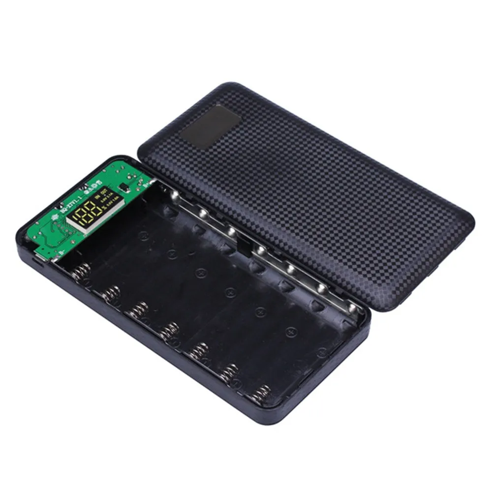 

New 5V 2.1A 3 USB 7X 18650 DIY Mobile Power Bank Case Kit Battery Charger Box Case Free Soldering Design Mobile Phone Chargers