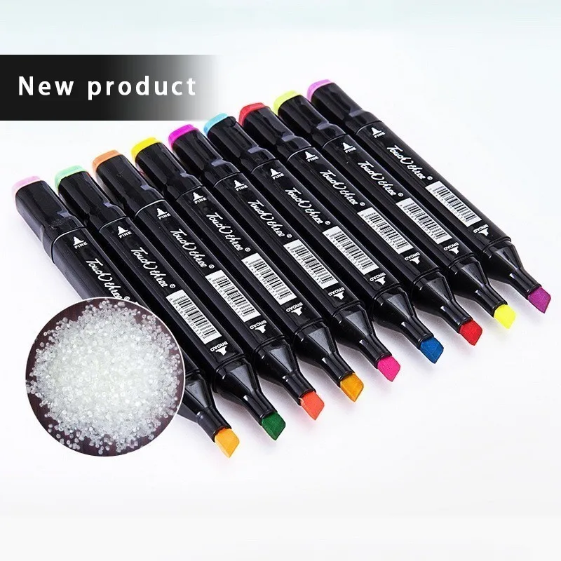 

Hot Sale Marker pen set double-head 30 color -80 color student anime color painting design special alcohol oily brush manga