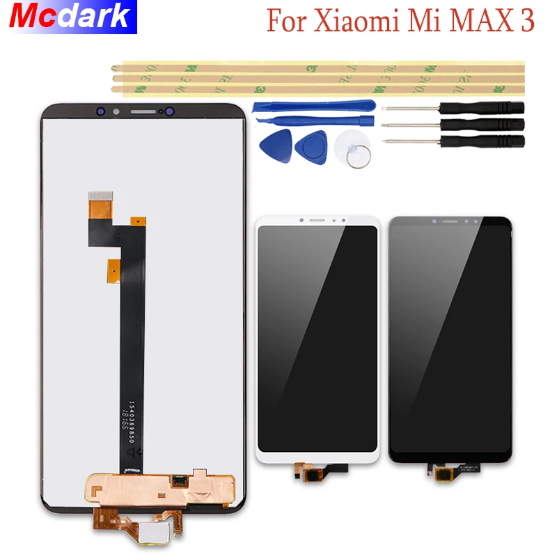 

Mcdark For Xiaomi Mi MAX 3 LCD Display and Touch Screen Digitizer Assembly Replacement For Xiaomi Mi MAX 3+Tools And Adhesive