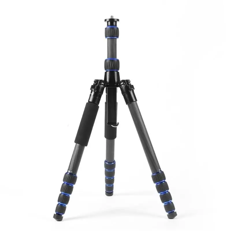 

Portable 360 Degree Rotation Carbon Fiber 5-Section Foldable Travel Tripod Extendable Monopod Stand Holder for Digital Camera