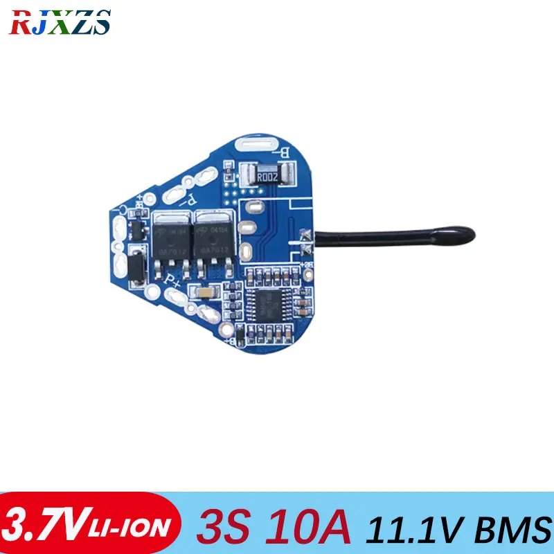 Защитная плата для батарей 3S 1p 10A 11 1 V li ion DIY BMS PCM bms pcm с балансиром двигателя LicoO2