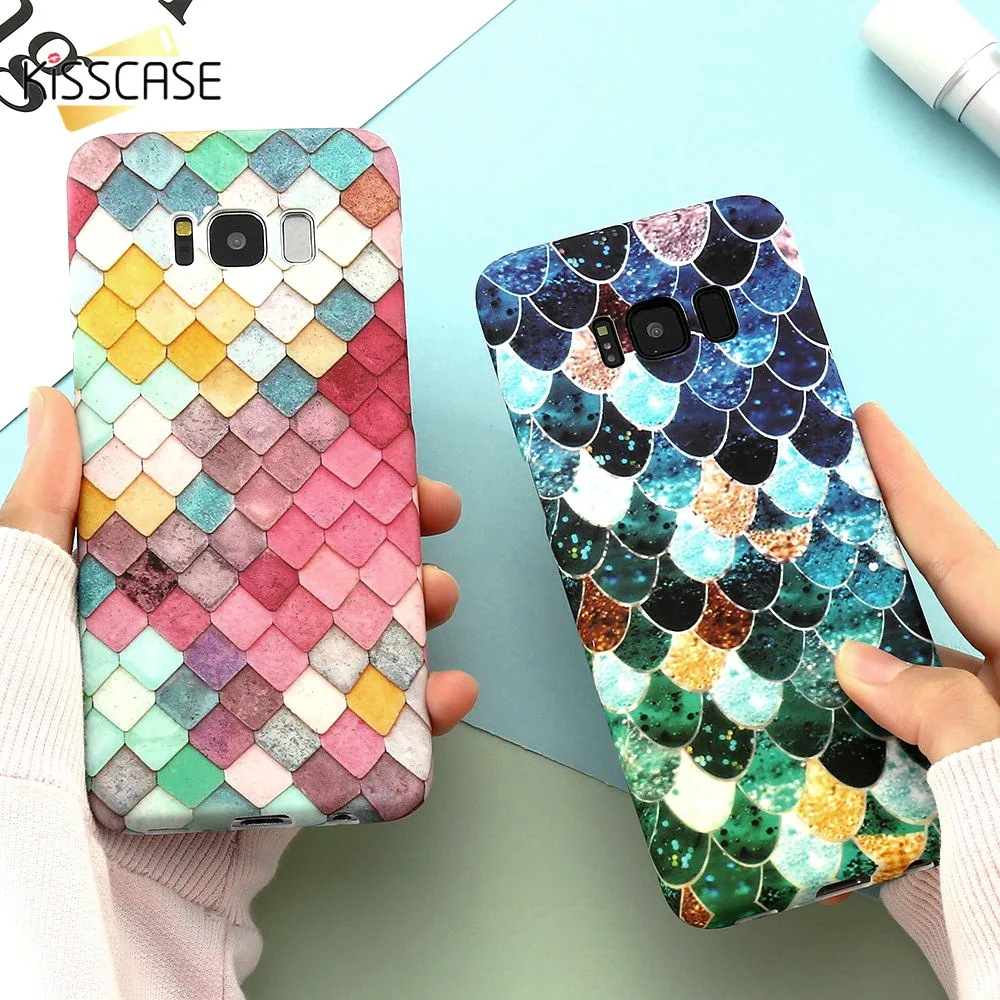 Светящийся чехол KISSCASE для Samsung Galaxy A9 A8 A7 J8 J6 J4 2018 чехлы телефонов A3 A5 J3 J5 J7 2016 2017