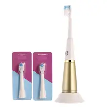 ACEVIVI электрическая ультразвуковая зубная щетка для взрослых двойная чистая зубная щетка для гигиены полости рта с 2 шт. зубная щетка