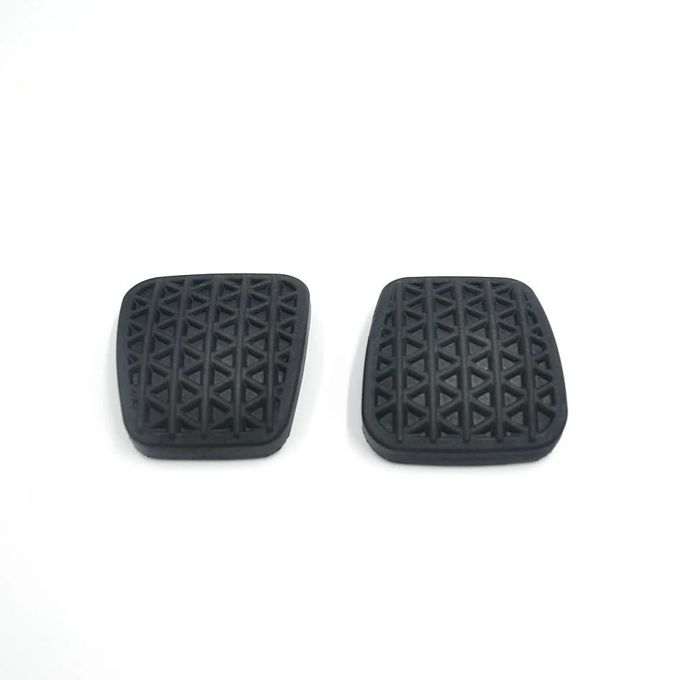 

2pcs Brake Clutch Pedal Pad Rubber Cover Protective Case For Car