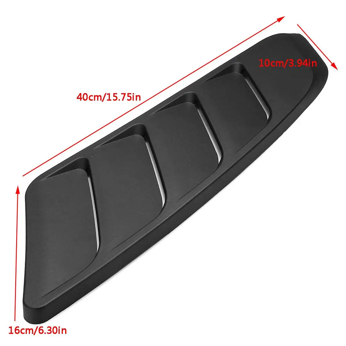 2x Универсальный Автомобильный воздухозаборник Совок капота вентиляционное отверстие Переднего Капота для- для Ford для Mustang панель отделка черный