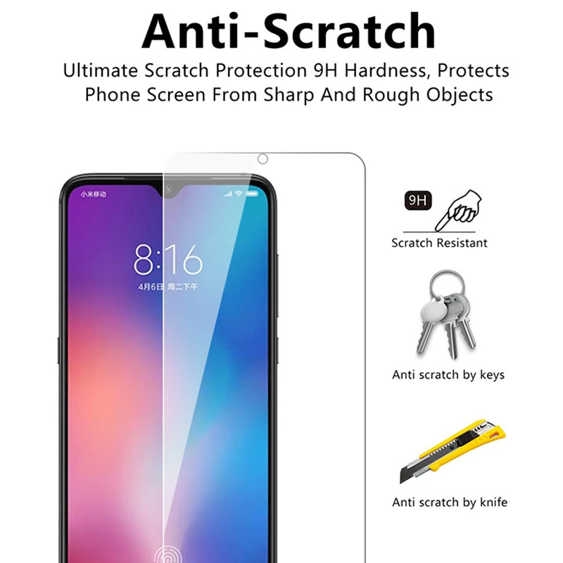 Mi8 закаленное стекло для Xiaomi 9 Защита экрана на телефон защитное Xiomi xiami mi 8 lite Mi9