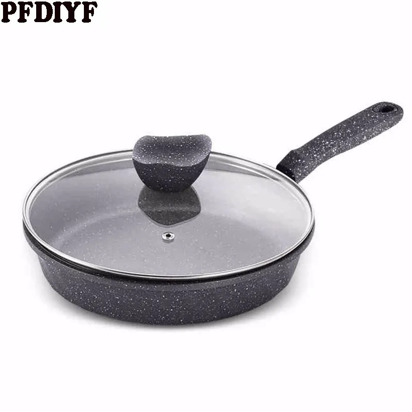

26CM Maifan Stone Wok Non-stick Pan Frying Pans Multi-purpose Kitchen Soup Pot With Cover Induction cooker gas stove universal