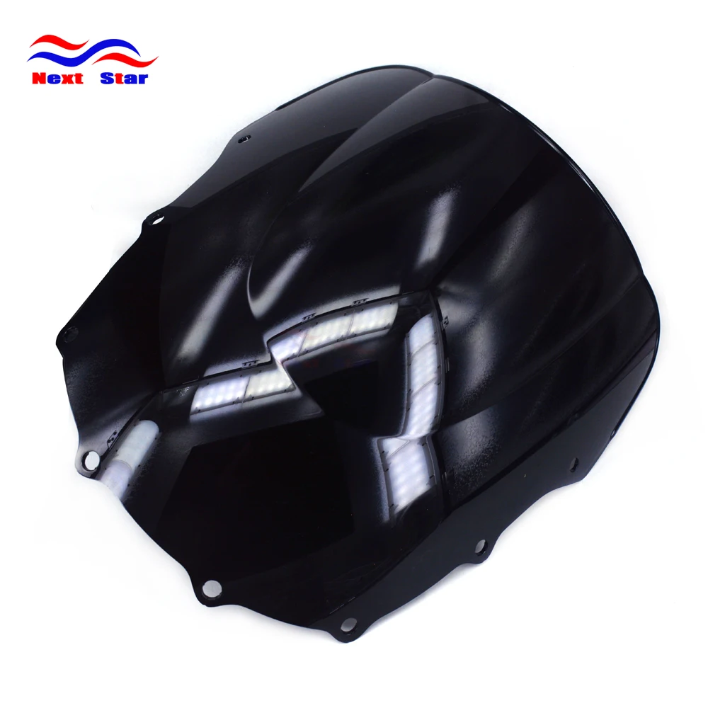 Лобовое стекло для мотоцикла АБС пластик черный KASAWAKI ZZR400 ZZR600 ZZR 400 600 93 2007|Полные
