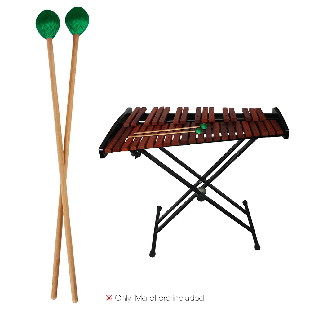 Средние палочки Marimba Mallets ксилофон Glockensplel молоток с ручки из бука комплект перкуссии аксессуары для музыкальных инструментов