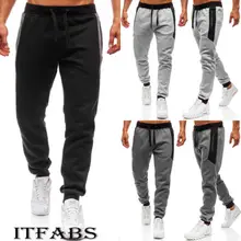 Новые модные мужские облегающие повседневные городские прямые брюки повседневные грузовик для бега брюки