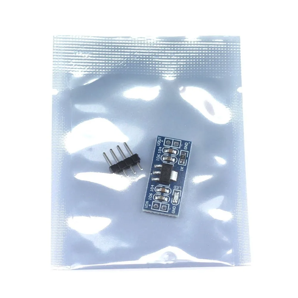 AMS1117 DC 6 0 V 12V постоянного тока до 5V 4 5 7V 3 источника питания модуль 5.0V силовой
