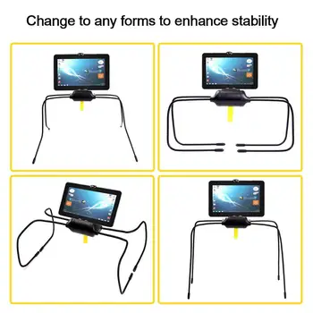 Black Color ABS Material Flexible Tablet Holder For Bed Newest Adjustable Stand For iPad Tablet and Cell Phone soporte tablet 3