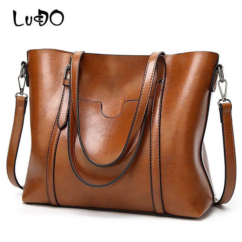 Роскошные винтажные женские сумки LUCDO из искусственной кожи дизайнерский